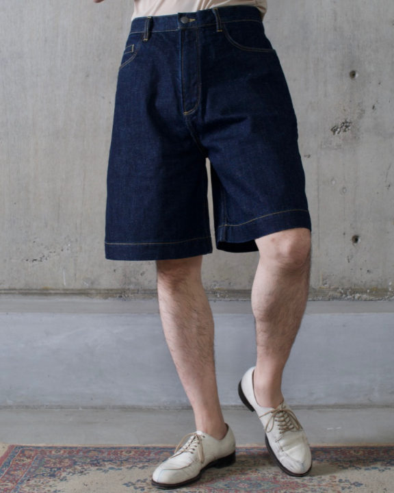 PALERMO / selvedge denim shorts / indigo / ¥36,000+tax |